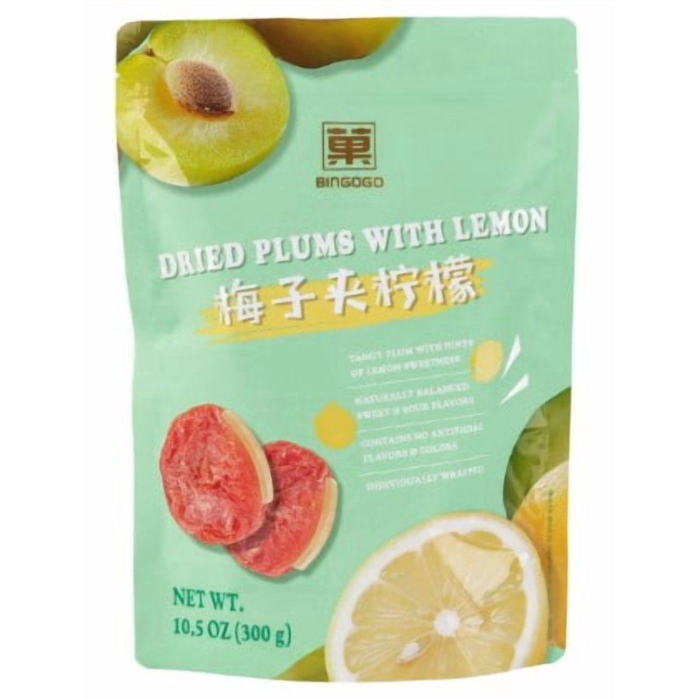 Bingogo 菓 梅子夹柠檬美国版包装，Costco item #2027959